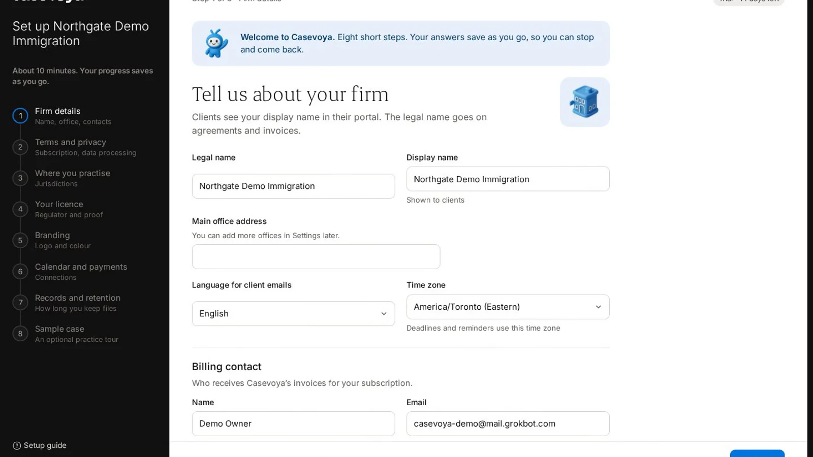 Screen: Tell us about your firm