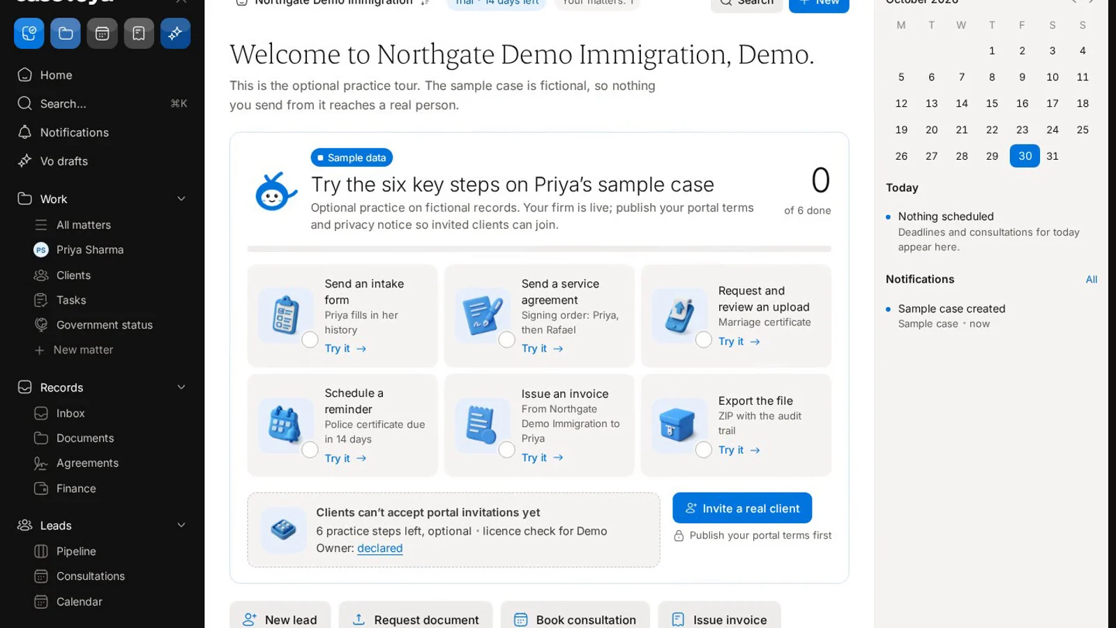 Screen: Your dashboard